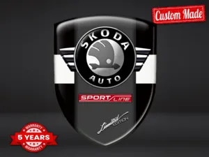 Skoda Wasserfestes Etikett Premium Universal Anpassbar